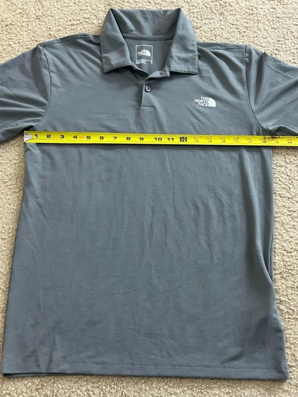 The North Face Men’s Adventure Polo Shirt Mens Small Smoked Pearl Gray
